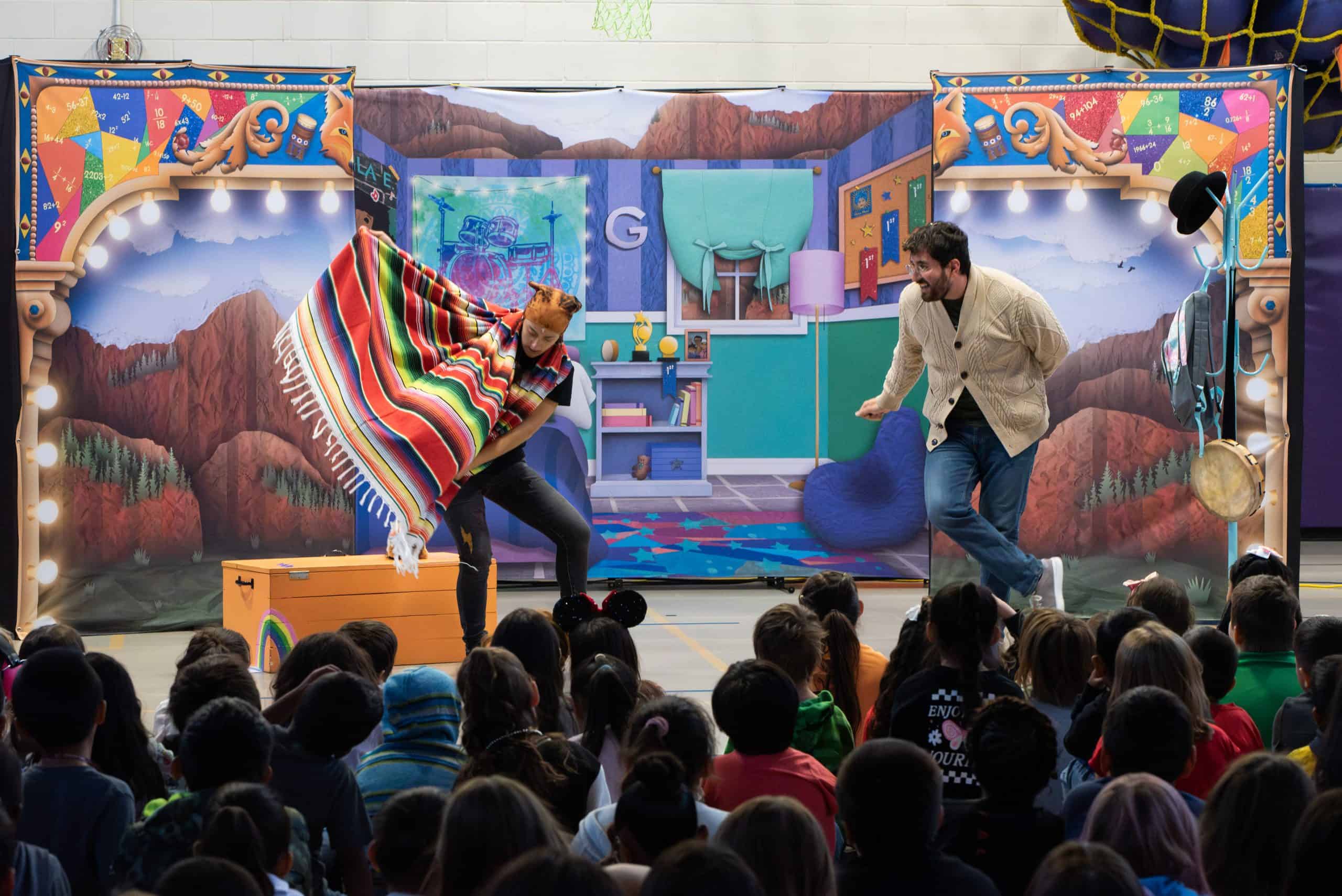 Actors during a performance at Mountain View